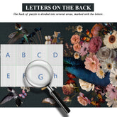 Blumenpfaupeacock -Puzzle 1000 Stücke